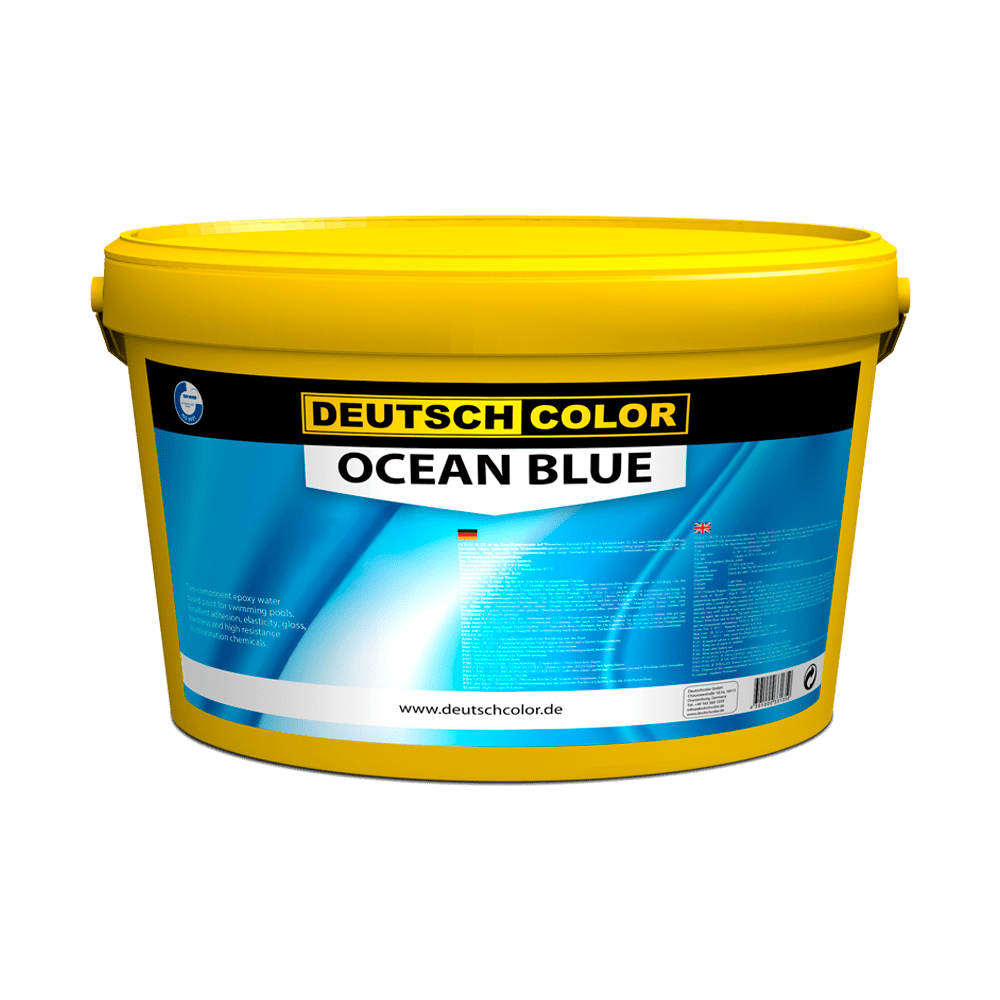 OCEAN BLUE Peinture époxy de très haute qualité à base d’eau, à deux composants pour piscines