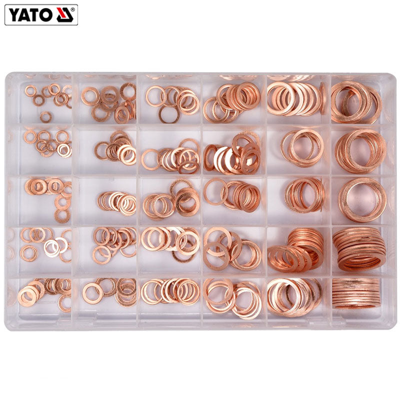 BOITE RONDELLE CUIVRE D'ETANCHEITE 300PCS 5-28 MM YATO