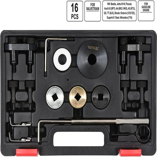 KIT D’OUTILS DE CALAGE DU MOTEUR VAG TSI/TFSI 16PCS 06024 – YATO