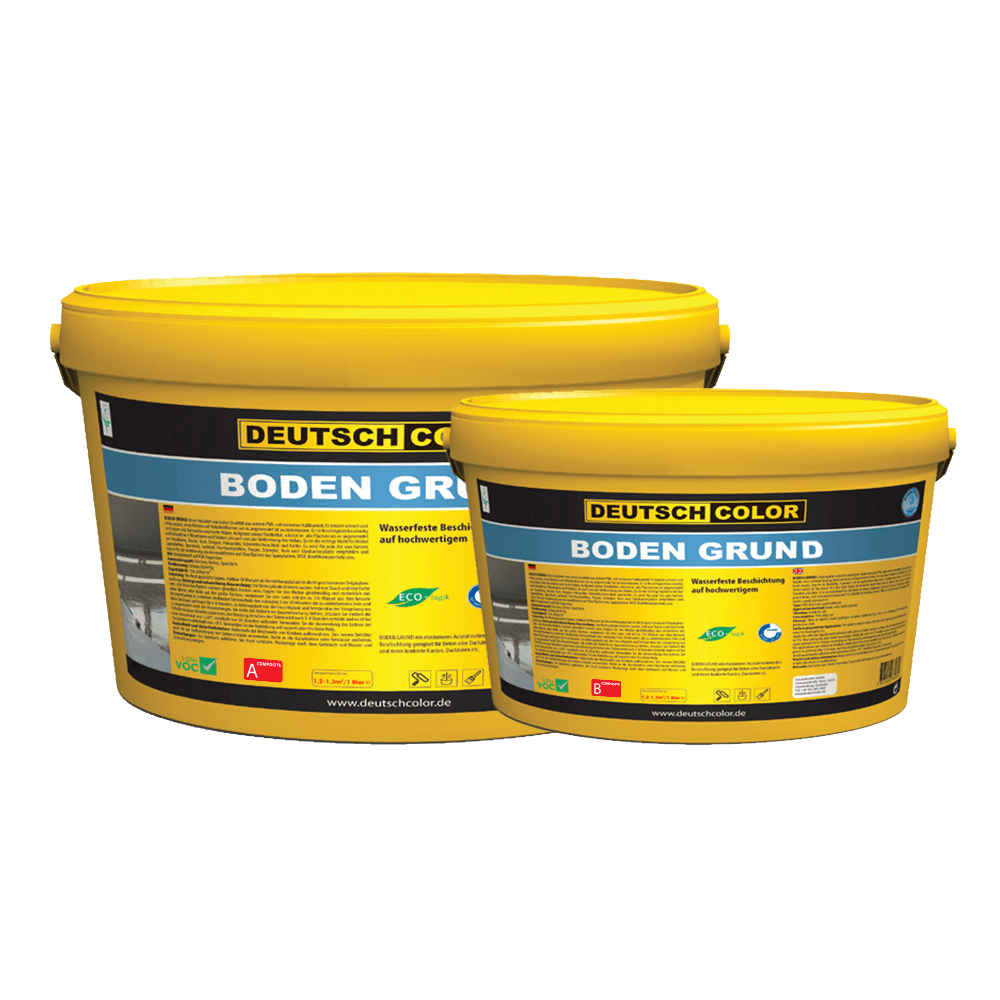 BODEN GRUND Primaire Epoxy de haute qualité, à deux composants, à base d’eau