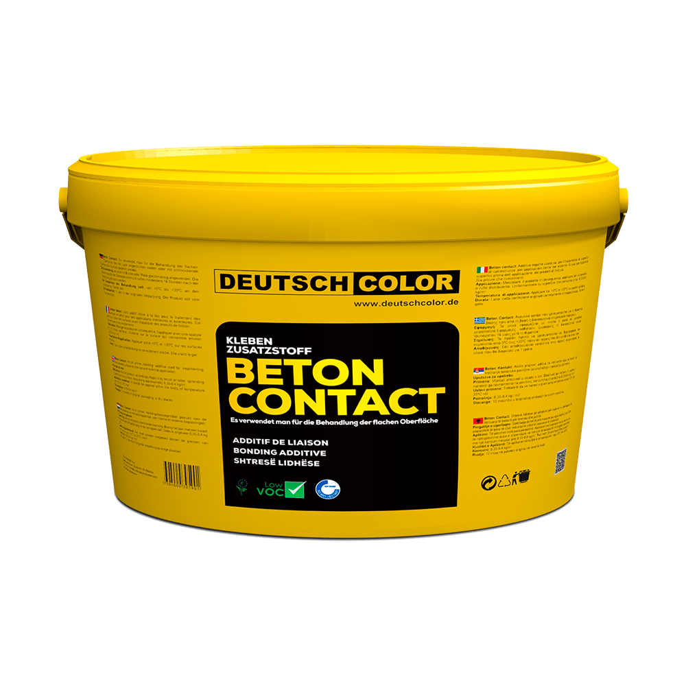 BETON CONTACT Couche de connexion, utilisée en intérieur et en extérieur pour le traitemant des surfaces lisses en béton