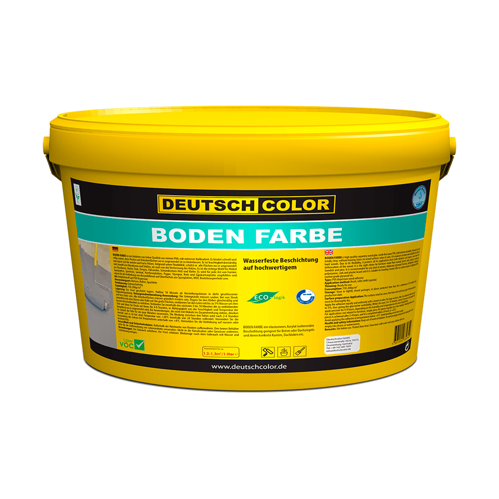 BODEN FARBE Peinture à base d’epoxy à deux composants pour réalisation de sols industriels à haute résistances chimique et mécanique