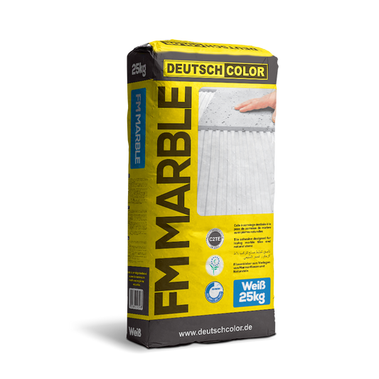 Mortier colle flexible à base de ciment pour la pose de carreaux de marbre et de granit FM MARBLE