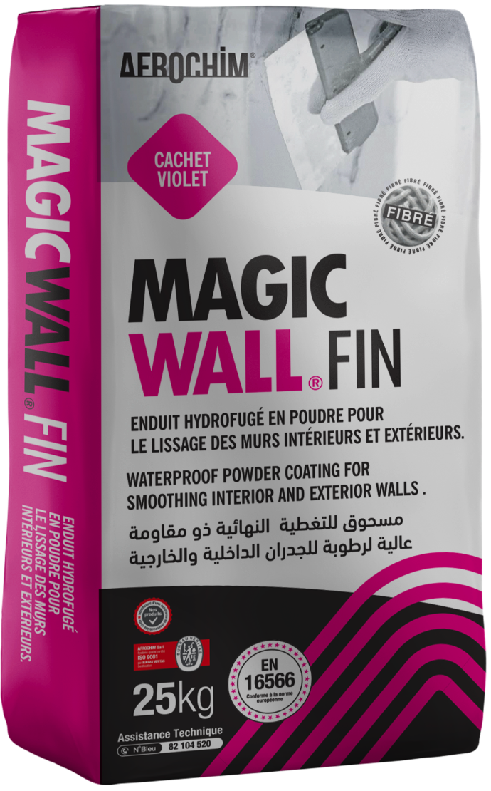 Magic Wall Fin Enduit de finition extérieur conforme à la norme européenne EN 16566