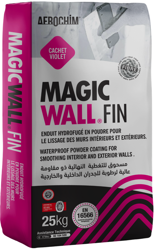 Magic Wall Fin Enduit de finition extérieur conforme à la norme européenne EN 16566