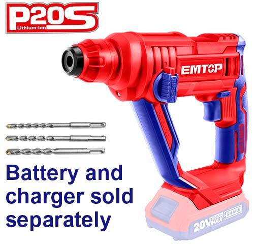 Marteau perforateur sans fil EMTOP