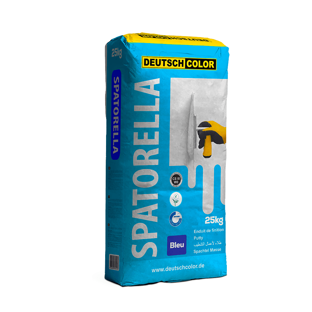 SPATORELLA BLEU Enduit de lissage pour réaliser des finitions lisses