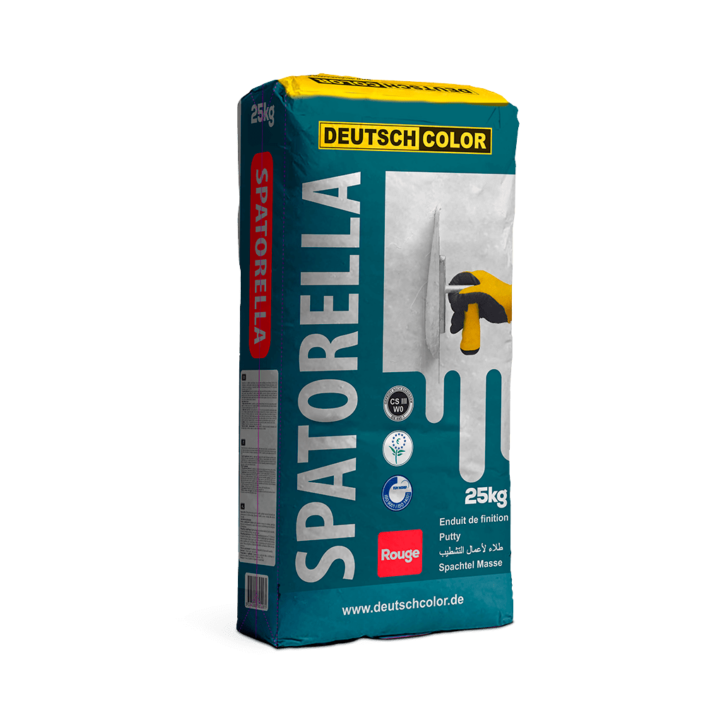 SPATORELLA ROUGE Enduit de lissage pour réaliser des finitions lisses