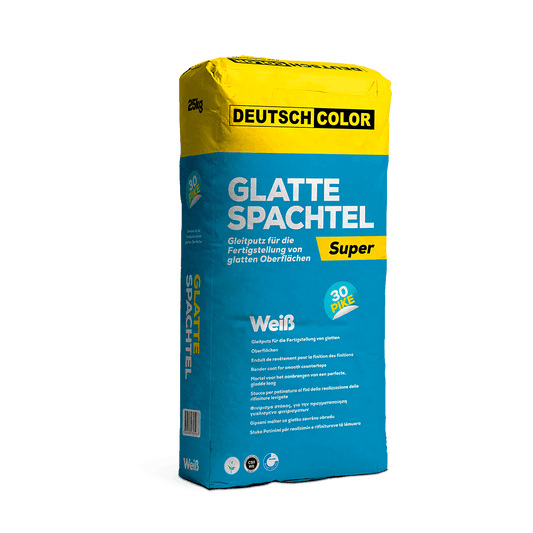 GLATTE SPACHTEL Mastic de finition avec d’excellentes propriétés de ponçage et d’une maniabilité aisée
