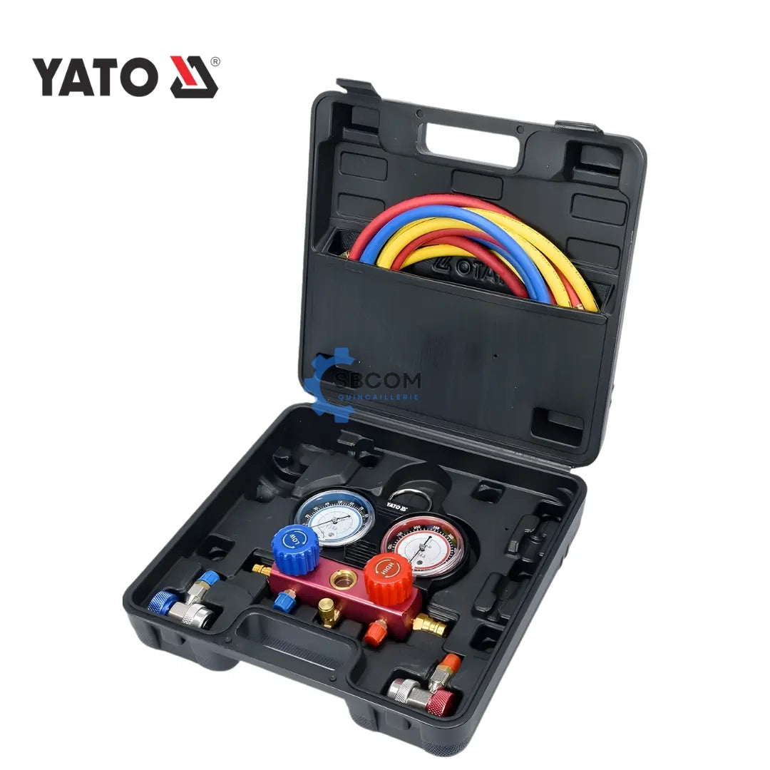 Kit diagnostic système climatisation auto – 6 pièces | YATO YT-72990
