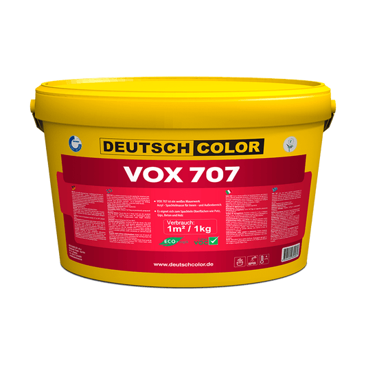 VOX 707 Mastic à base acrylique composé de charges à granulométrie sélectionnée et d’additifs spéciaux pour l’intérieur