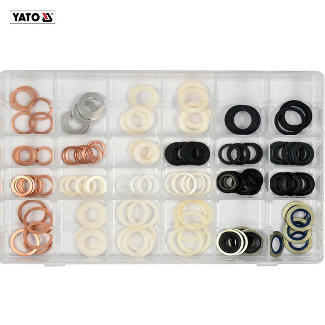 ASSORTIMENT DE 120 JOINTS DE BOUCHON DE VIDANGE YT-068641 YATO