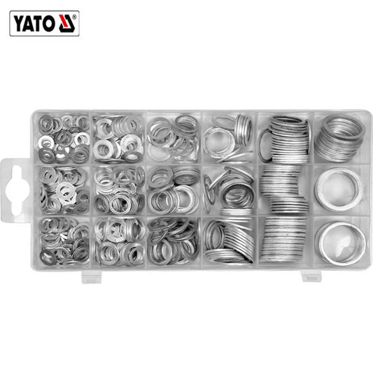 ASSORTIMENT DE 450 RONDELLES EN ALUMINIUM YT-068652 YATO