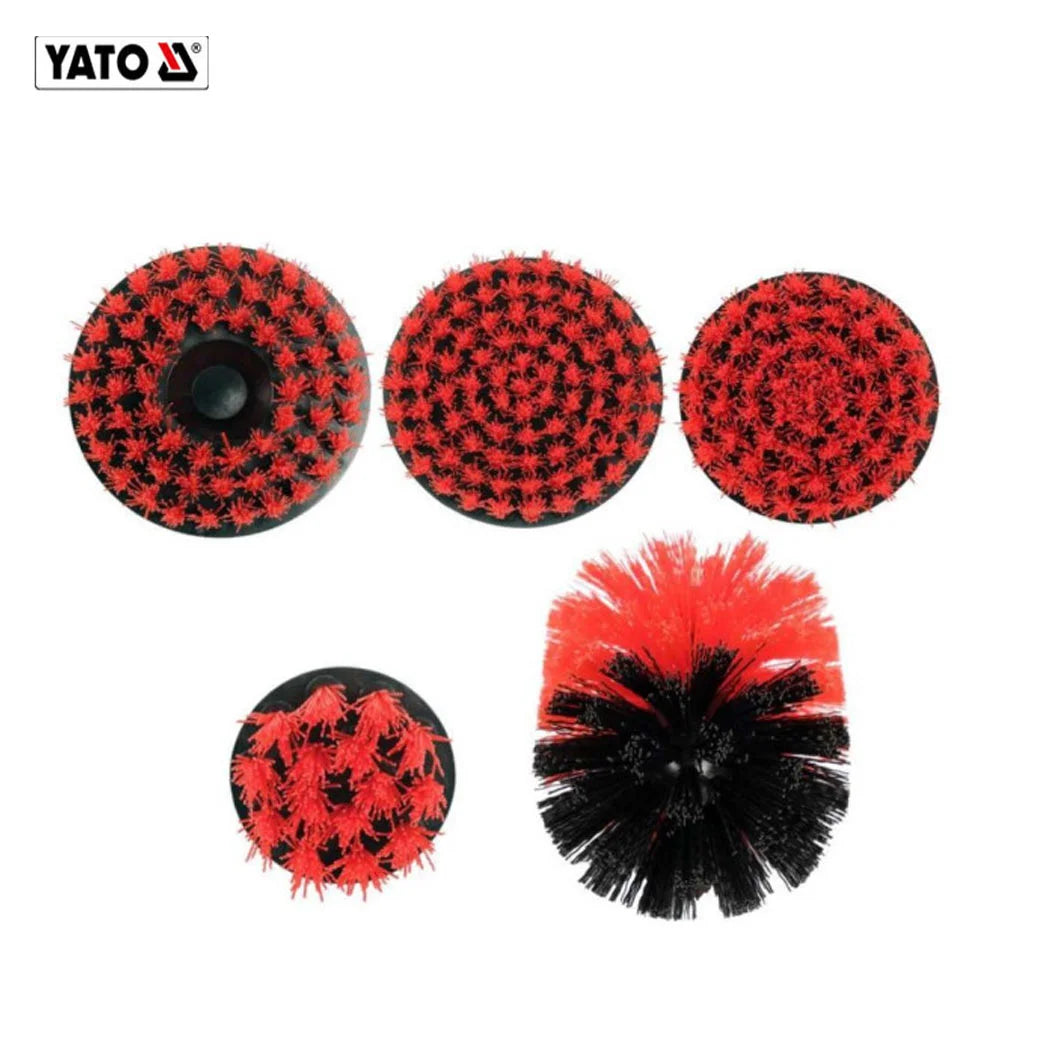 JEU DE BROSSES DE NETTOYAGE NYLON 5PCS YT-47777 YATO