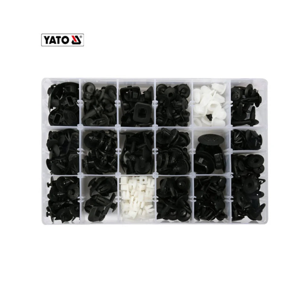 ASSORTIMENT DE CLIPS DE FIXATION NISSAN 408 PCS YT-06657 YATO