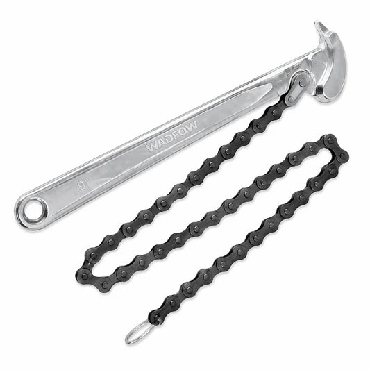 Clé à Chaîne WADFOW WAW1309 — 9" Acier Forgé Chrome Ø60-150mm