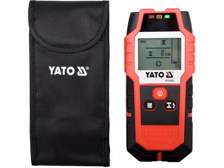 Détecteur de Métaux YATO YT-73131 — 4-en-1 Câbles Profilés Bois LCD