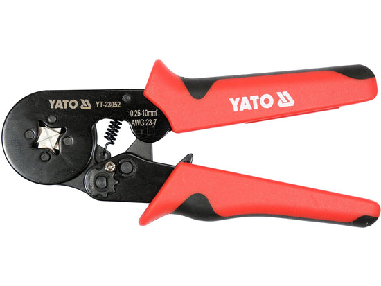 PINCE À SERTIR POUR CONNECTEURS À MANCHON 0,25-10 MM2 PAR JEU DE 1200 MANCHONS YT-23052