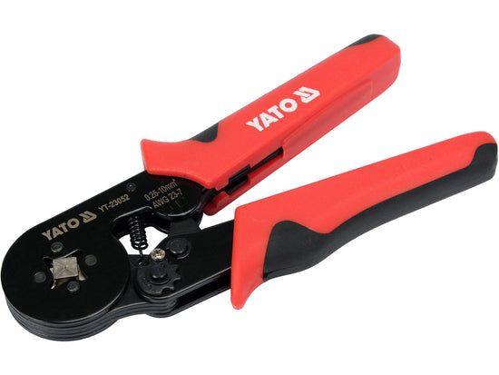 PINCE À SERTIR POUR CONNECTEURS À MANCHON 0,25-10 MM2 PAR JEU DE 1200 MANCHONS YT-23052