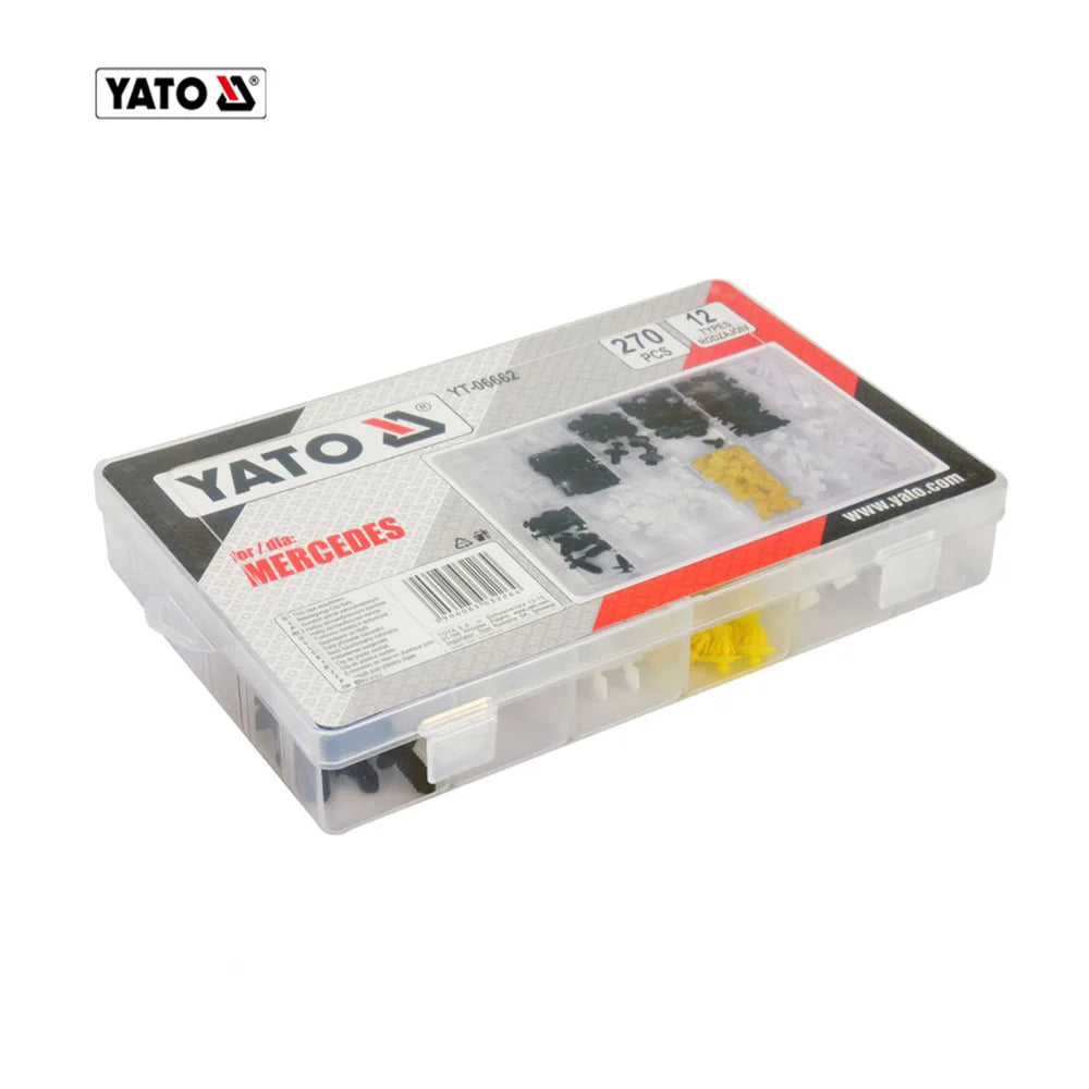 ASSORTIMENT DE 270 CLIPS DE FIXATION MERCEDES YT-06662 YATO
