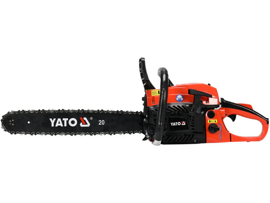 Tronçonneuse Thermique YATO YT-84910 — 57cc 20" 2,5kW Anti-Vibrations Lubrification Auto