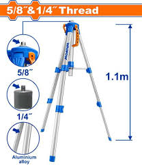 WADFOW trepieds aluminium 1.10m 5/8 + 1/4 WLE9301