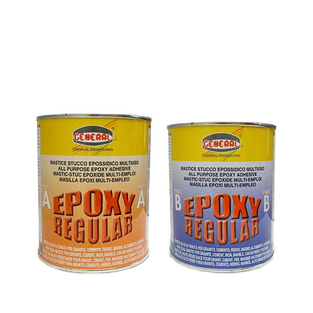 KIT Epoxy Regular A+B mastic époxy solide Blanc | Général