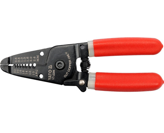 Pince à dénuder manuelle YATO YT-2294, diamètre 0,6-2,6 mm, longueur 165 mm