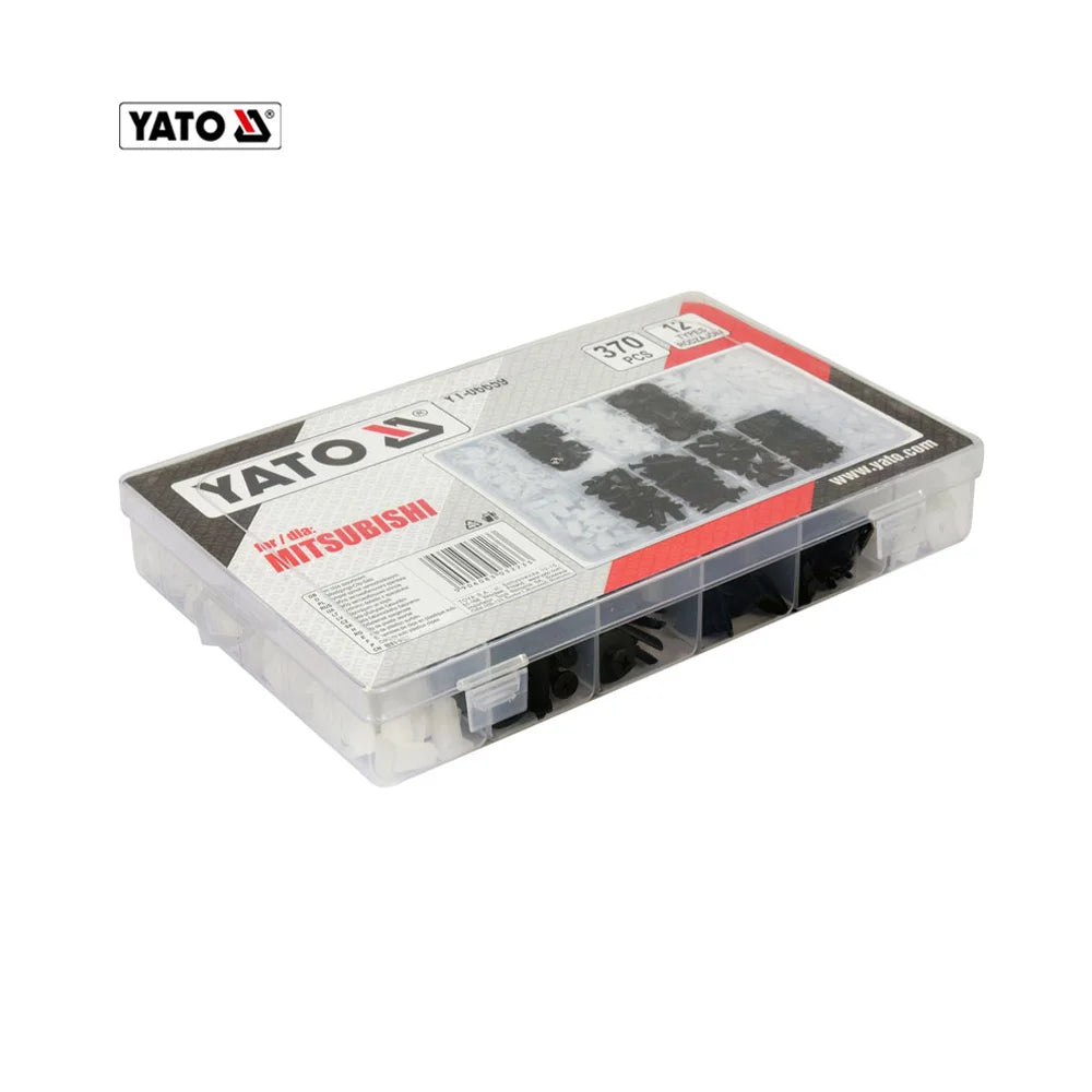 ASSORTIMENT DE CLIPS DE FIXATION MITSUBISHI 370 PCS YT-06659 YATO