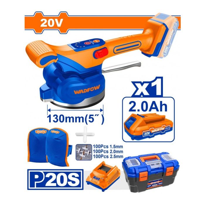 Vibreur pour carrelage Wadfow - WTVM1D125 - 50 à 70kg