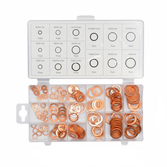 ASSORTIMENT 150 RONDELLES EN CUIVRE YATO YT-06871